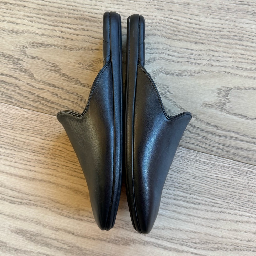 Sam Edelman Kylar Leather Slippers Mules Women’s Size 8 Black Slip On Shoes - Picture 5 of 13
